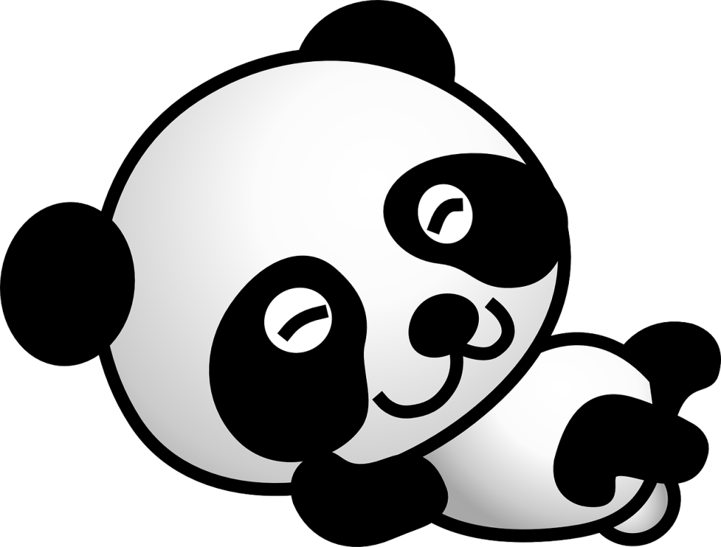 panda clipart girl panda