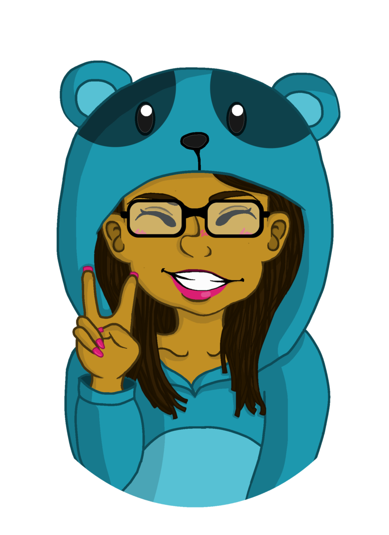Panda clipart girl panda. Blue by bluepanda on