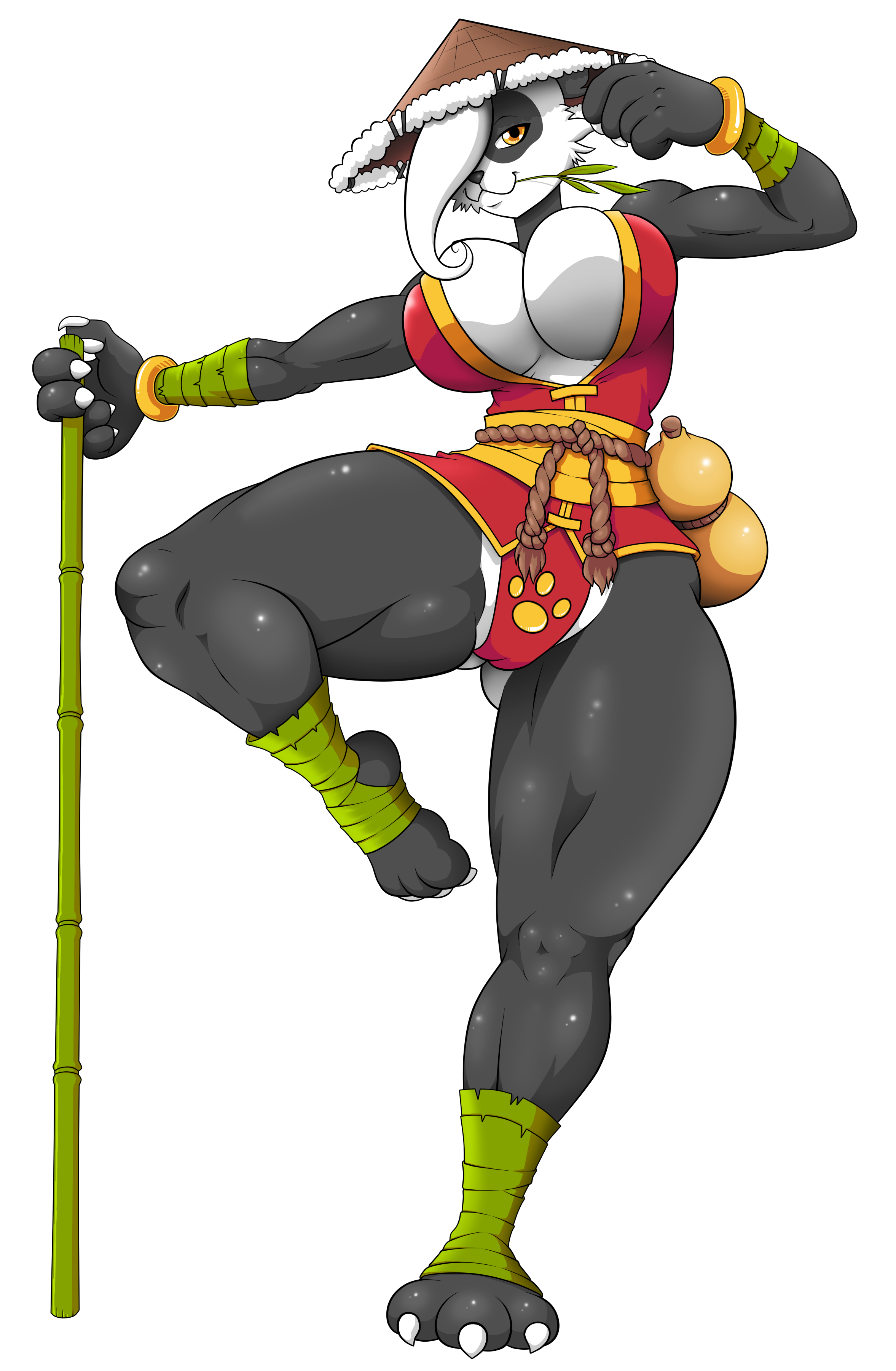 Ayame drunken kung fu. Panda clipart girl panda