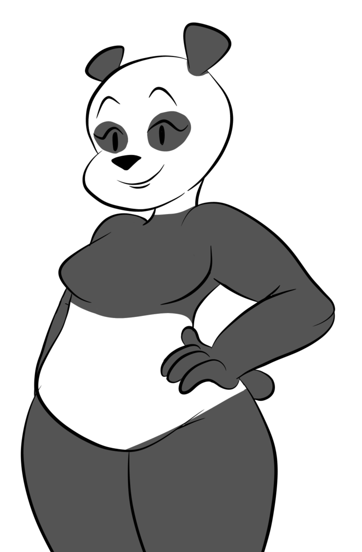 panda clipart girl panda