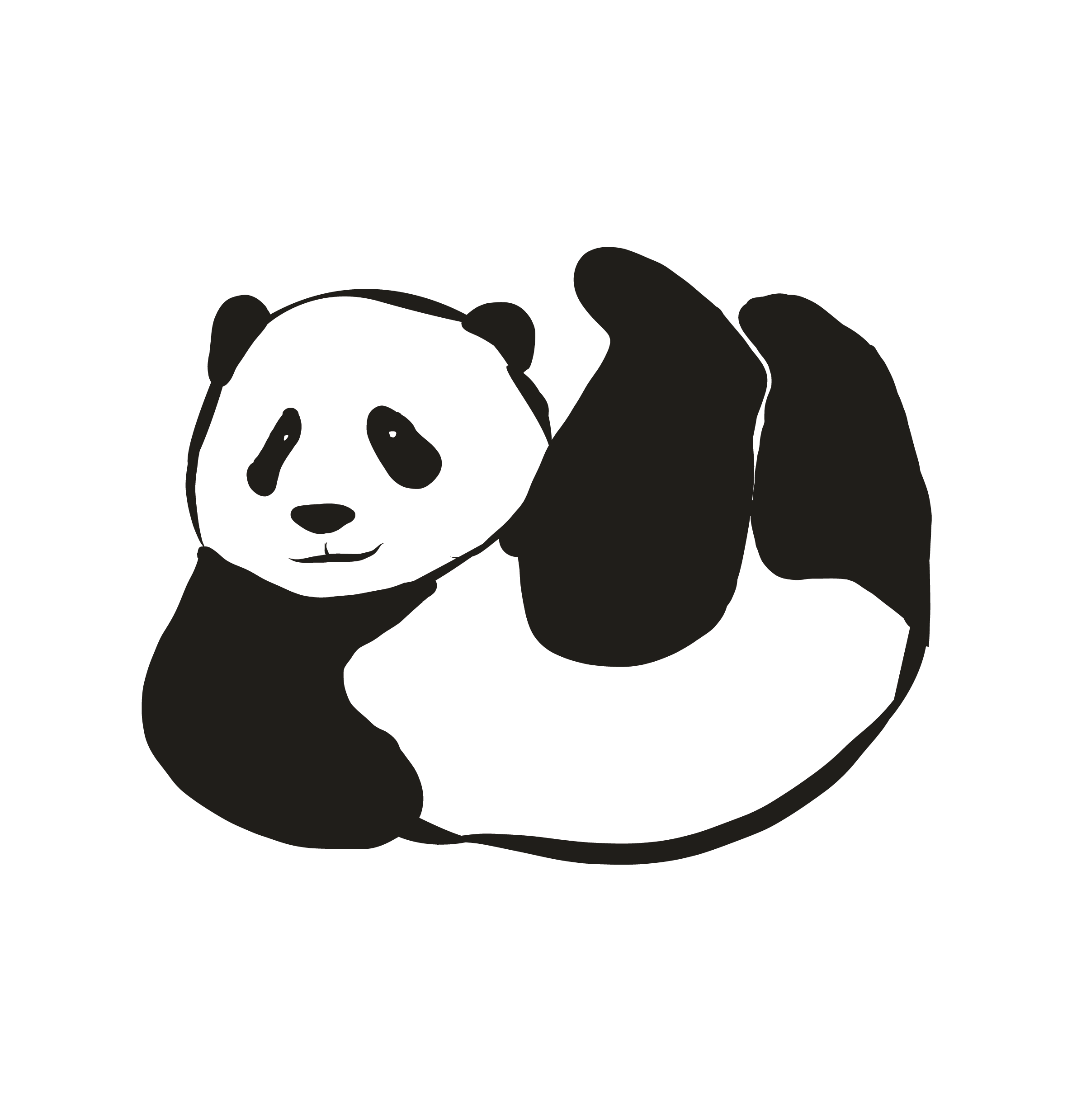 panda clipart illegal