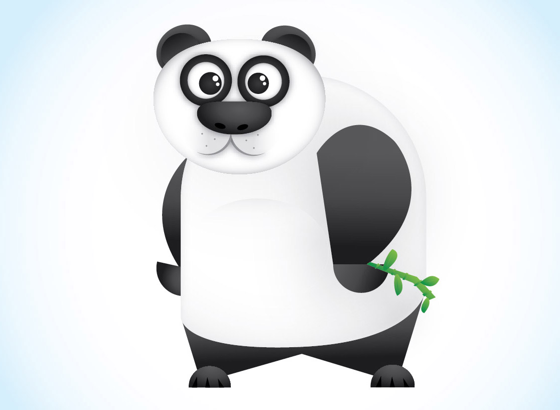 panda clipart illustrator