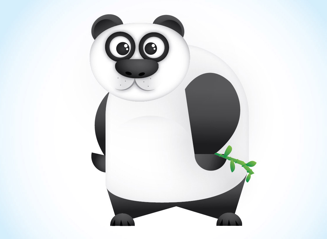 Panda clipart illustrator. Create a cool vector