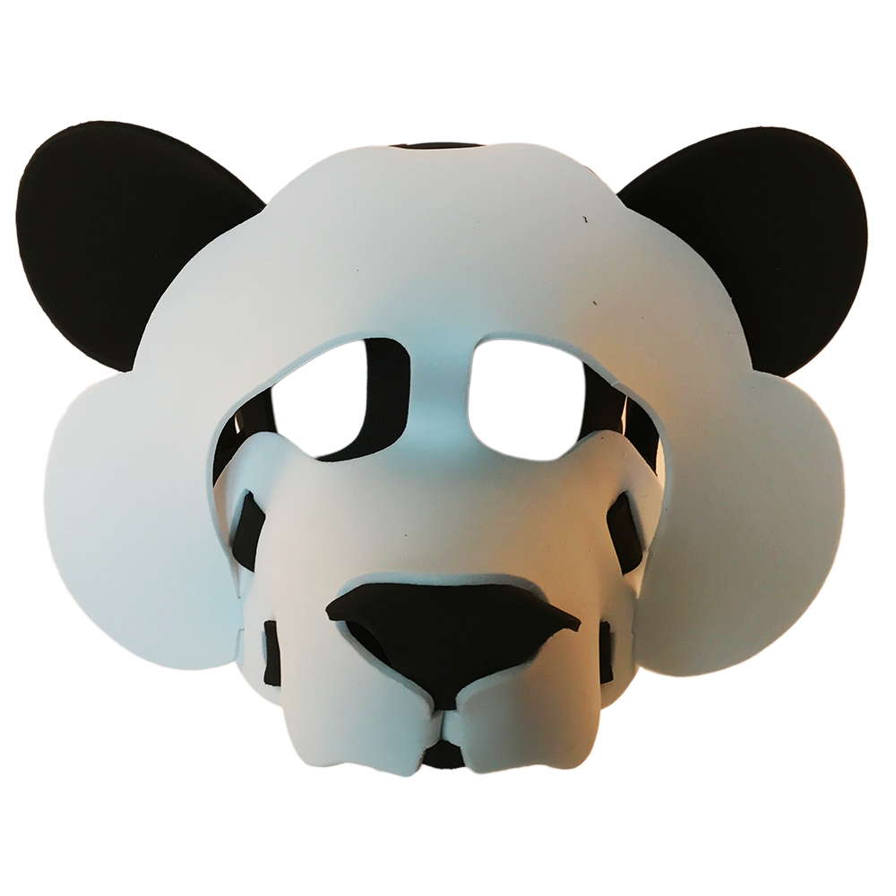 Bear masks go fun. Panda clipart mask