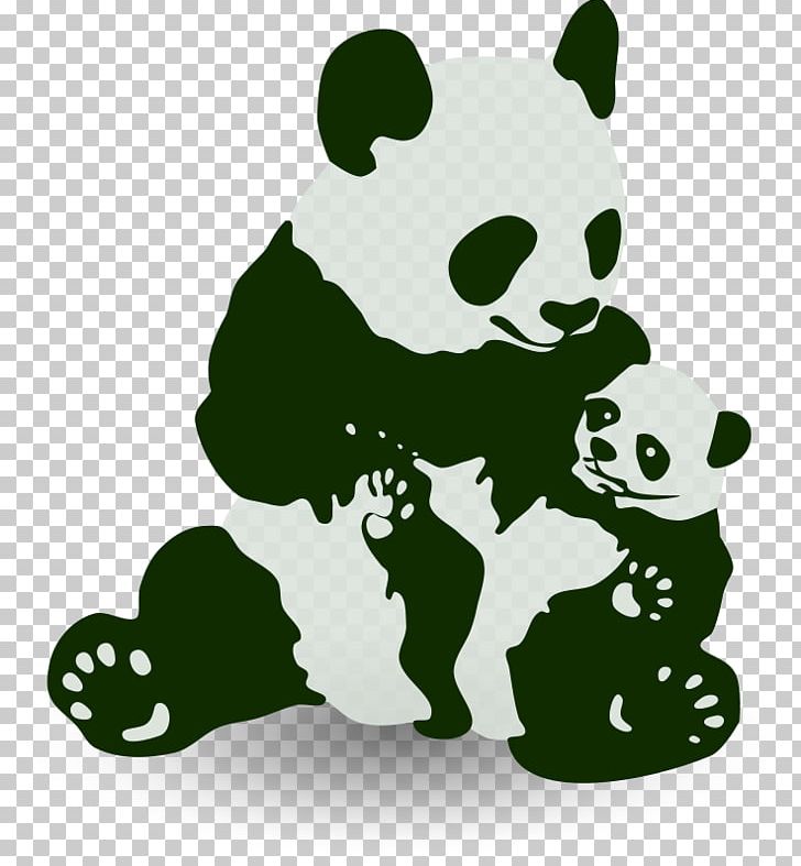 Chengdu research base of. Panda clipart mom baby