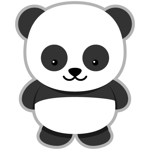 Cute clip art library. Panda clipart panda head