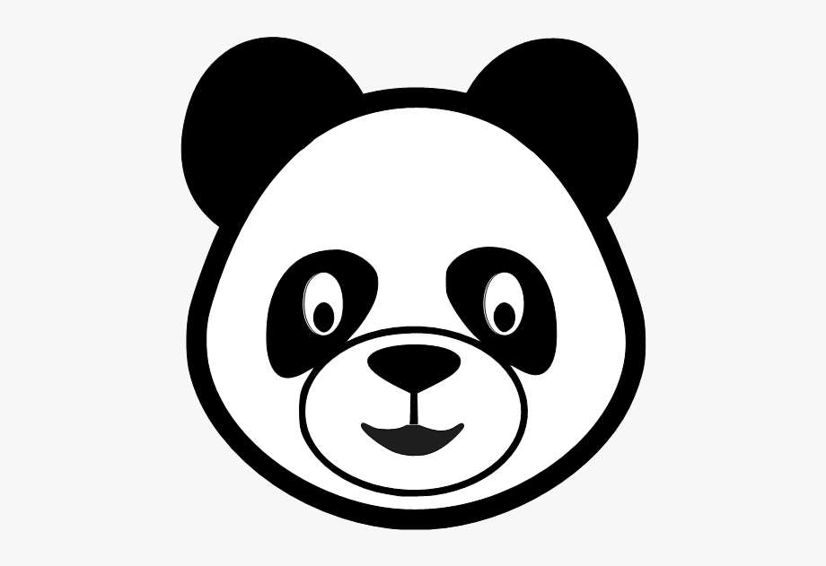 Panda clipart panda head. Cute free bear clip