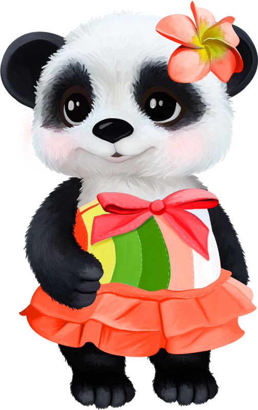 panda clipart stuffed