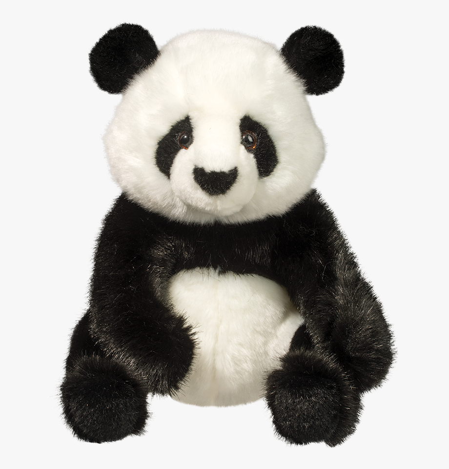 Animal png sitting free. Panda clipart stuffed