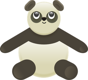 Panda clipart stuffed. Bear png svg clip