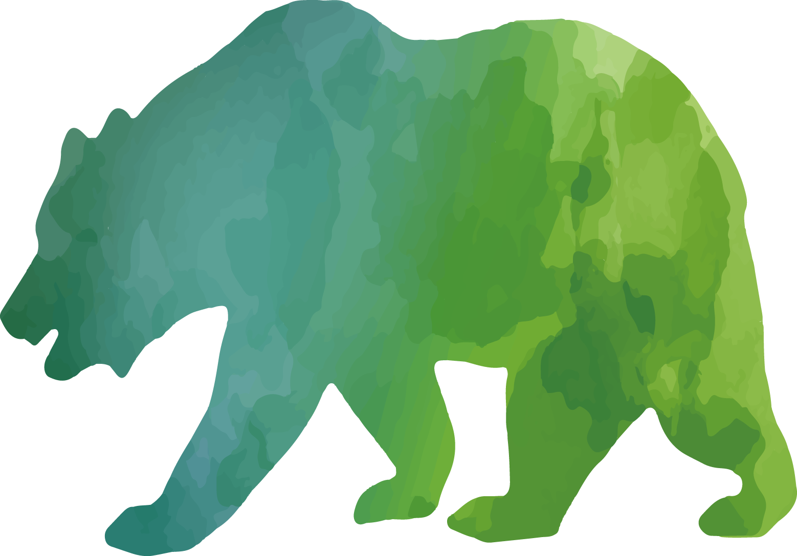 Bear giant silhouette colorful. Panda clipart terrestrial animal