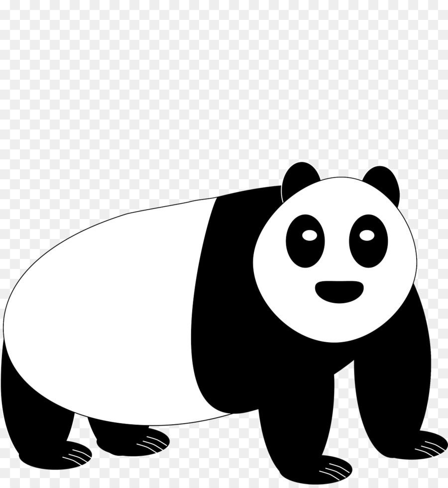 Panda clipart terrestrial animal. Cartoon bear tshirt transparent