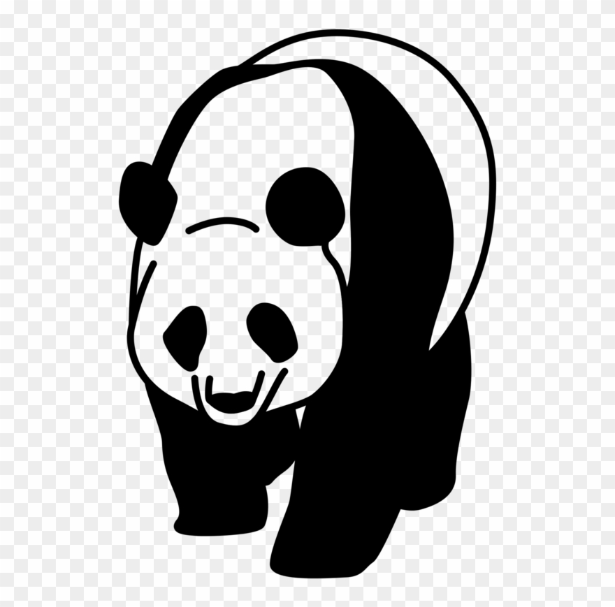 panda clipart transparent background