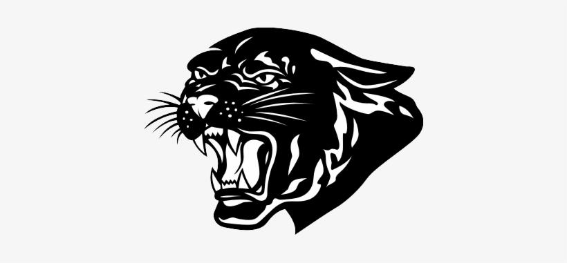 Free transparent png . Panther clipart black and white