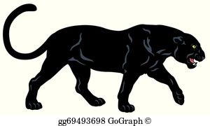 Panther clipart black jaguar. Clip art royalty free