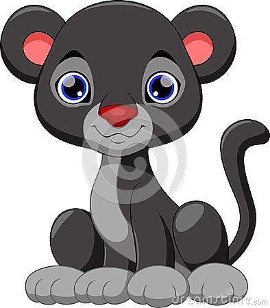 Pin on . Panther clipart cute baby