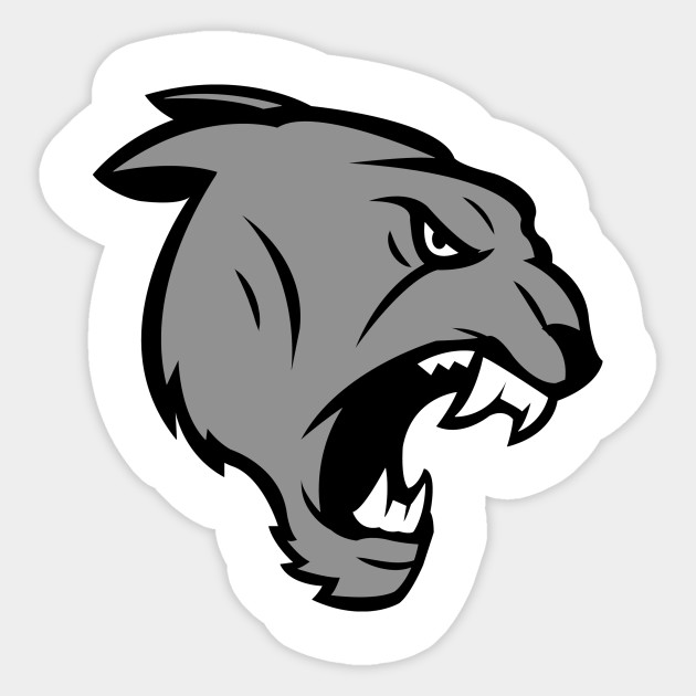 Panther clipart emoji. Roaring logo 