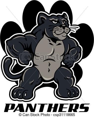 panther clipart friendly