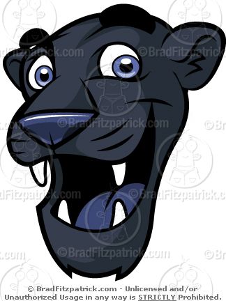 panther clipart kid