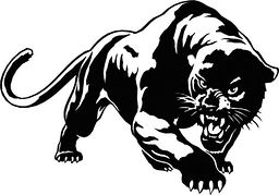 panther clipart panther head