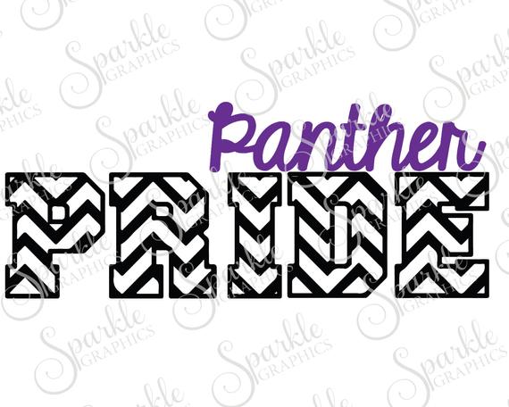 Cut file svg mascot. Panther clipart panther pride