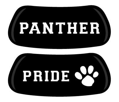 Panther clipart panther pride. Paws paw original eyeblack