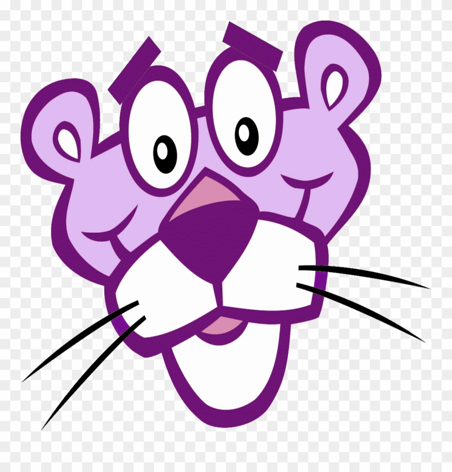 panther clipart purple