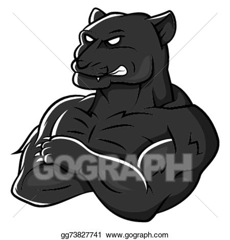 panther clipart strong