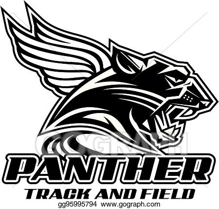 panther clipart track and field