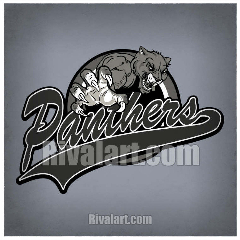 Ct . Panther clipart vector