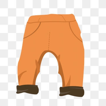 pants clipart orange pants