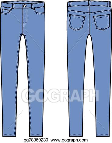 Pants clipart skinny jeans, Pants skinny jeans Transparent FREE for ...