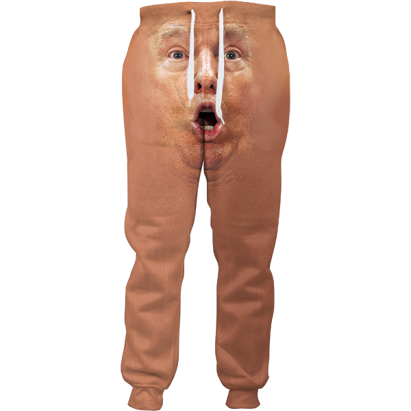 Pants clipart tracksuit pants. Donald trump shocked face