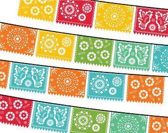 papel picado clipart