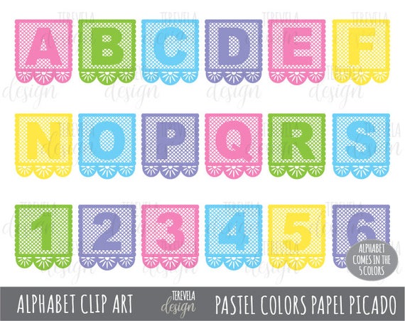 sale alphabet banner. Papel picado clipart clip art