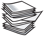 paper clipart stack papers