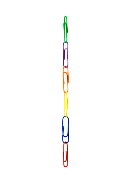 paperclip clipart chain