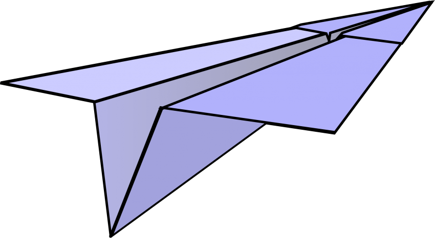 Paperclip clipart paper plane. Png free images toppng