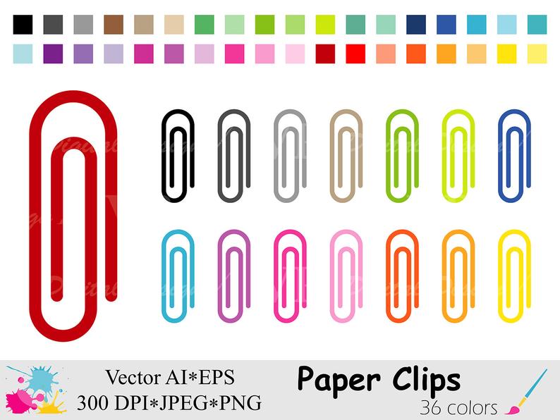 paperclip clipart school equipment