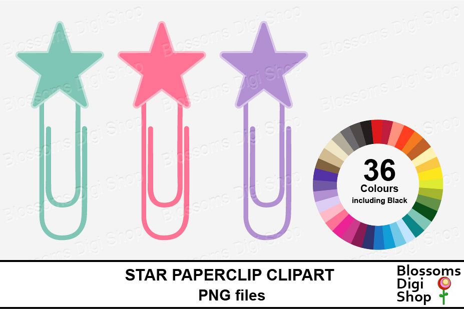 paperclip clipart single object