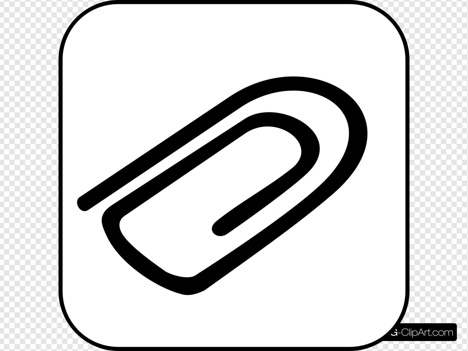 paperclip clipart svg