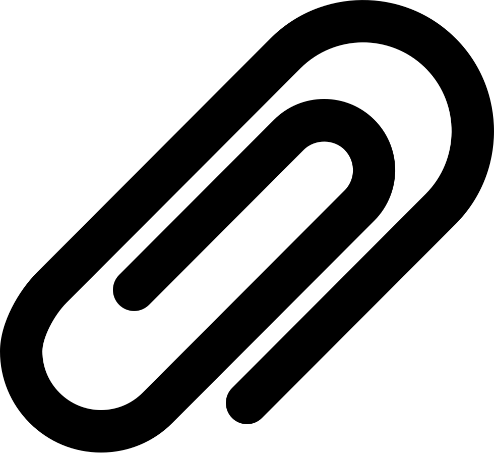 paperclip clipart vector