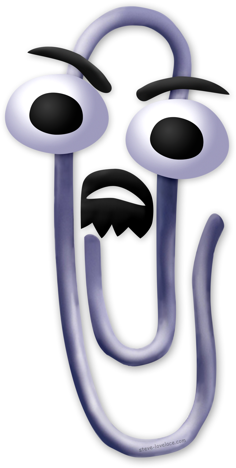 paperclip clipart word microsoft