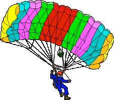 parachute clipart animated