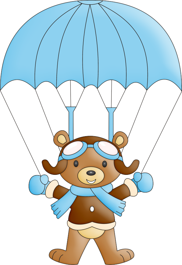 parachute clipart baby