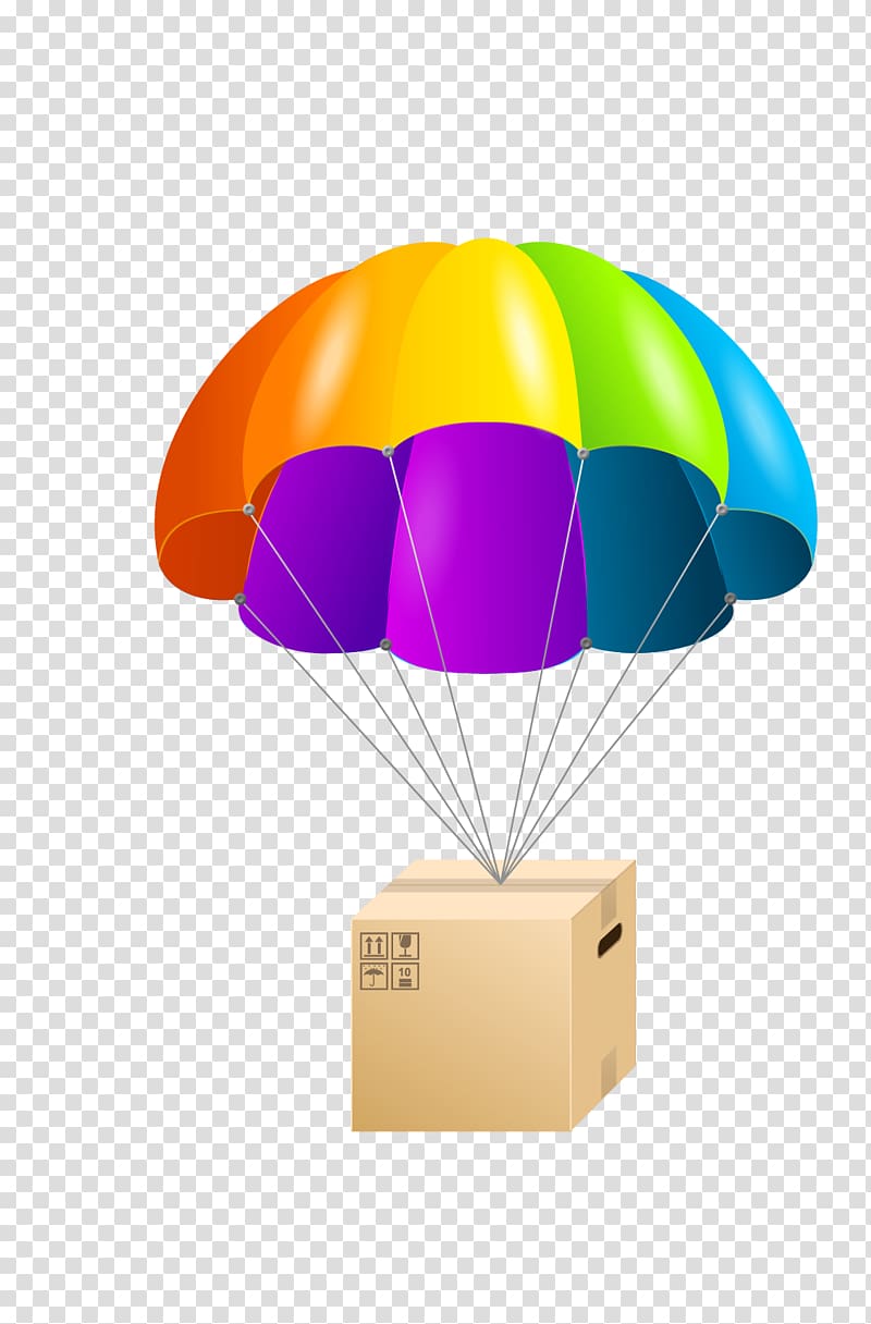parachute clipart box