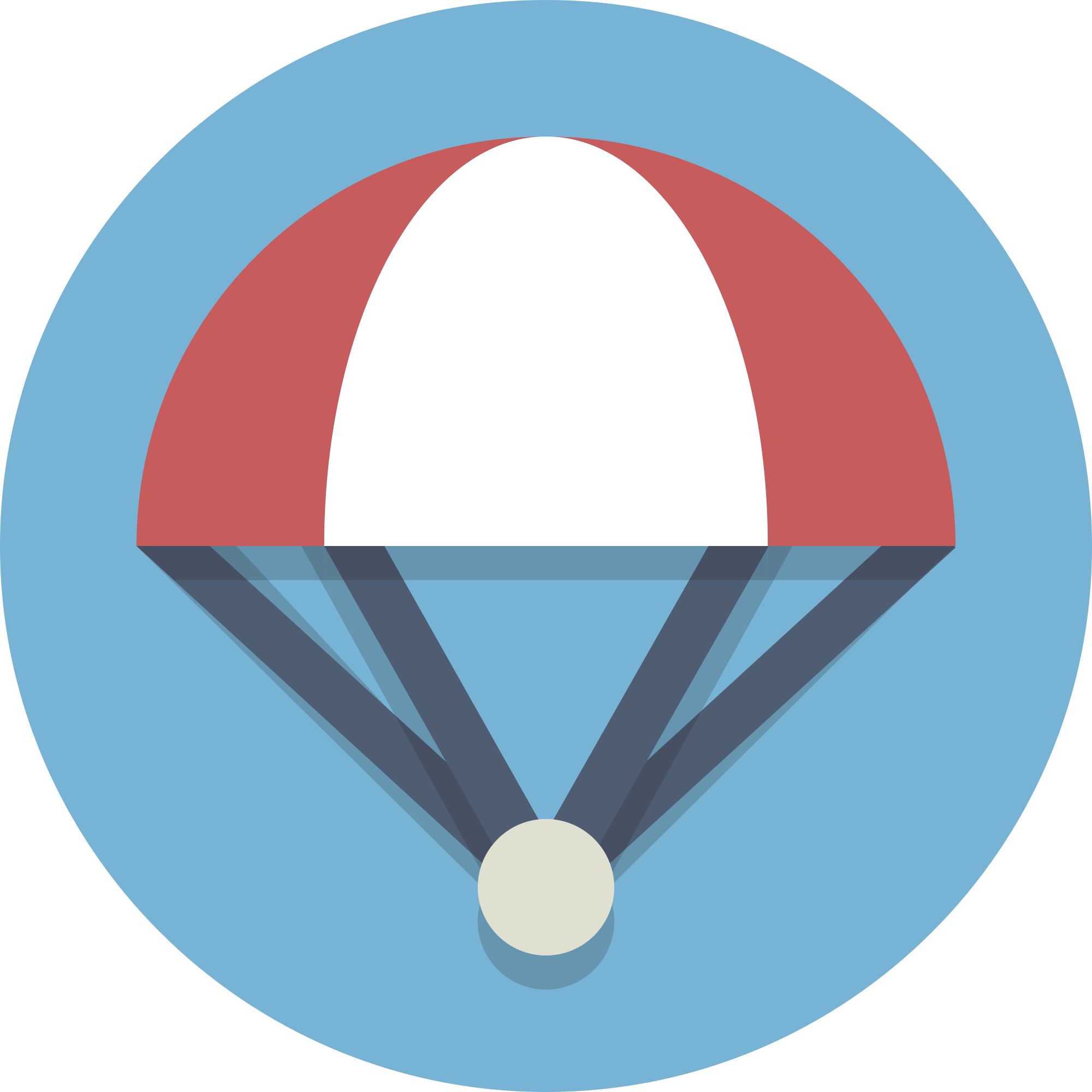 File circle icons svg. Parachute clipart chute