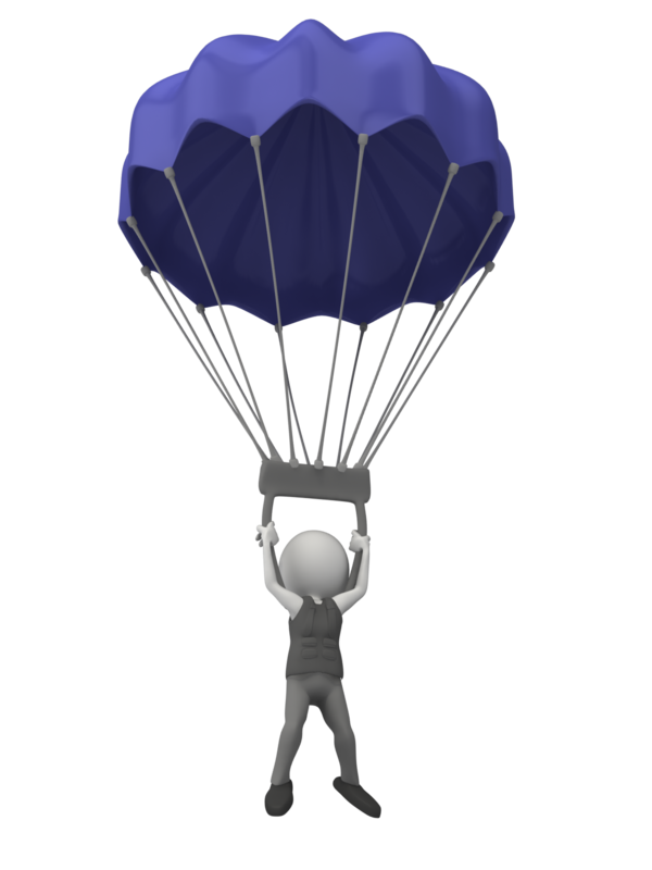 parachute clipart chute