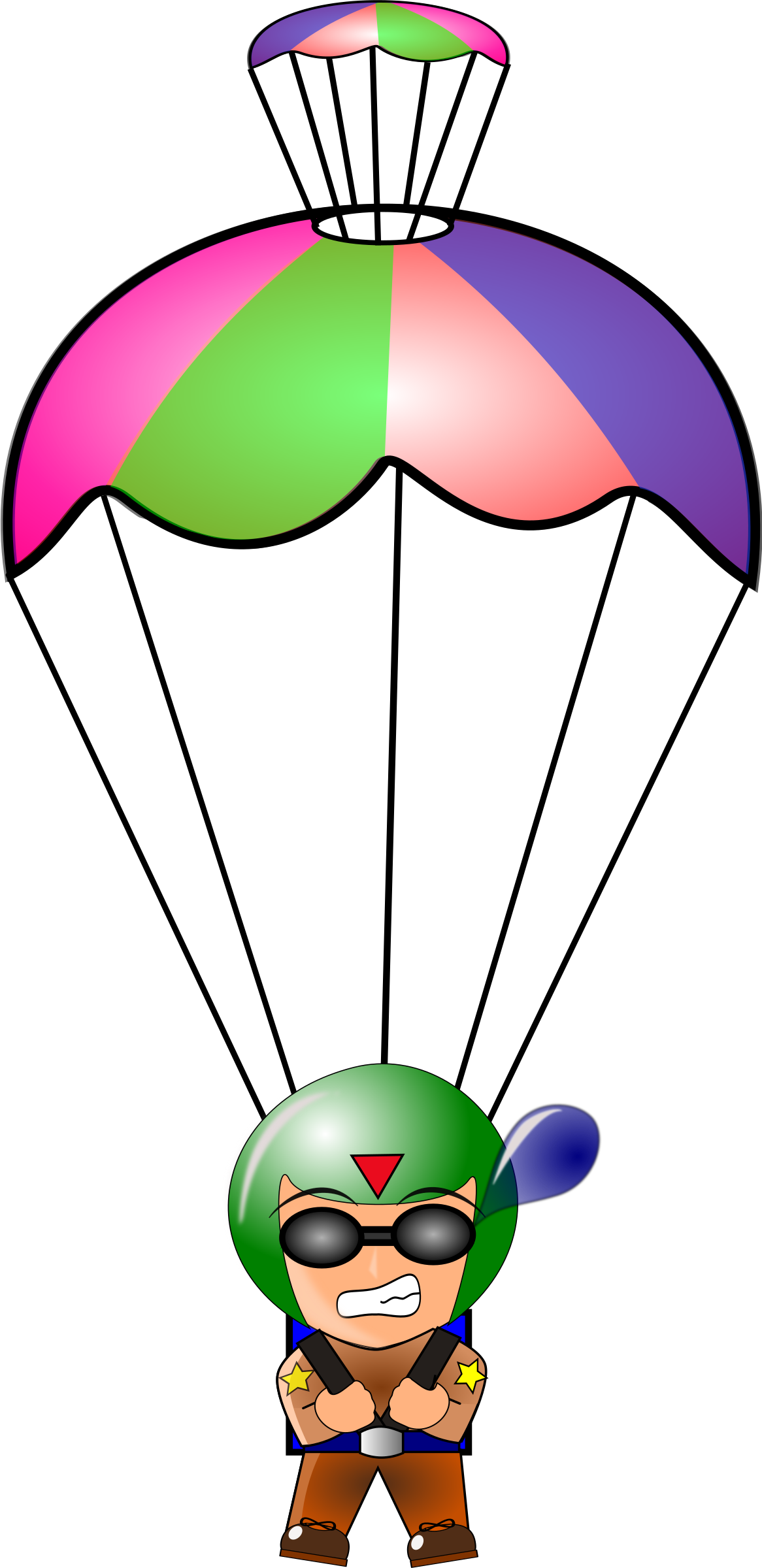 parachute clipart chute