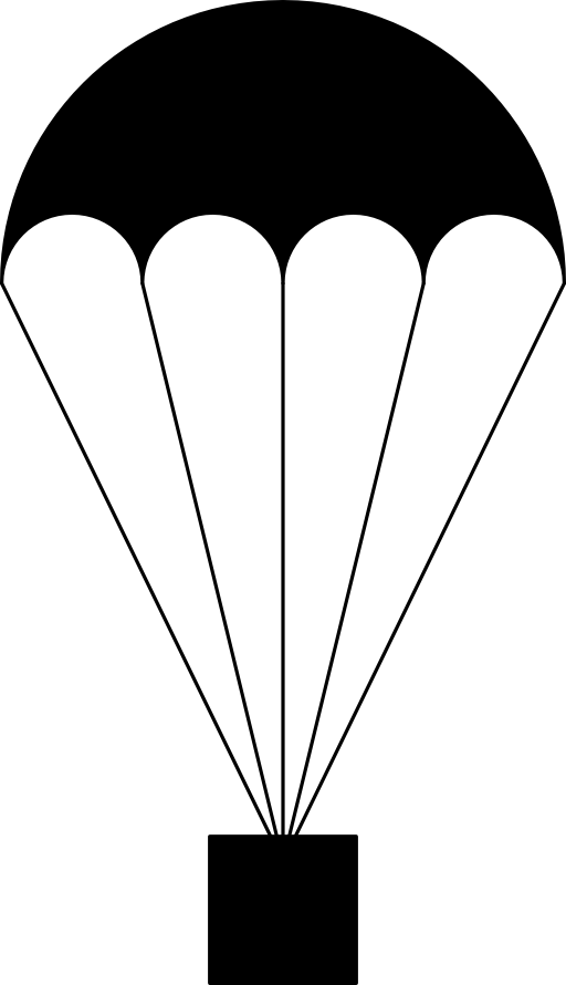 parachute clipart chute